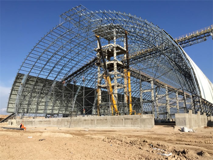 西宁煤机油桶翘工程网架